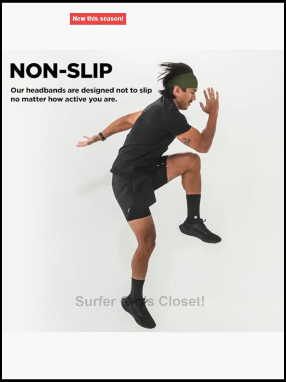 Moisture-Wicking Performance Sweatband for Sports
